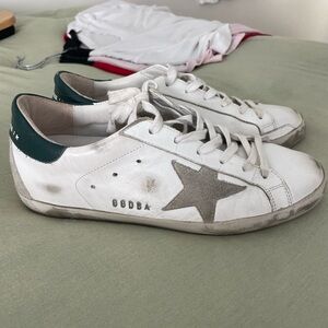Golden Goose Green Super Stars